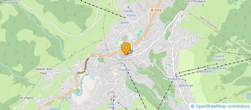 localisation de l'entreprise M LE VIN  MEGEVE