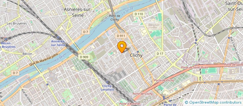 localisation de l'entreprise M.LEOPOLD SA à CLICHY