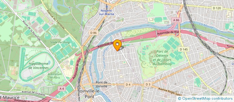 localisation de l'entreprise M.LEVY  JOINVILLE LE PONT