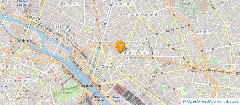 localisation de l'entreprise M LIDOVA  PARIS