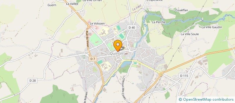 localisation de l'entreprise M LINE INSTITUT à QUINTIN