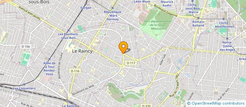 localisation de l'entreprise M. LION IMMOBILIER à LE RAINCY