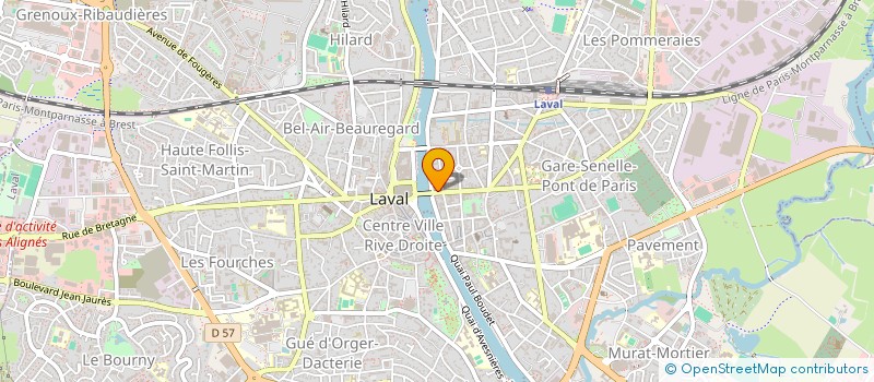 localisation de l'entreprise M'LIRE à LAVAL