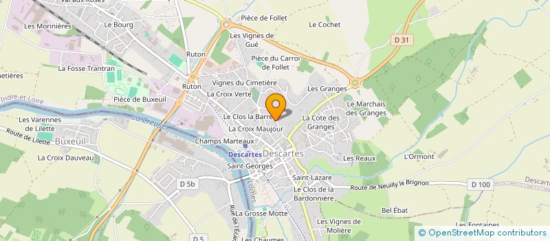 localisation de l'entreprise M&LJ IMMO  DESCARTES