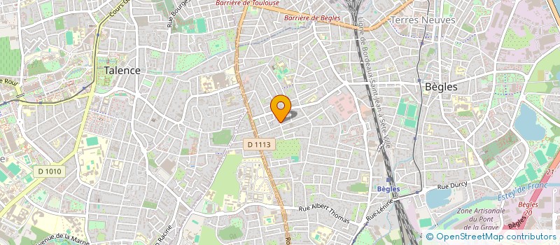 localisation de l'entreprise M'LOC à BEGLES