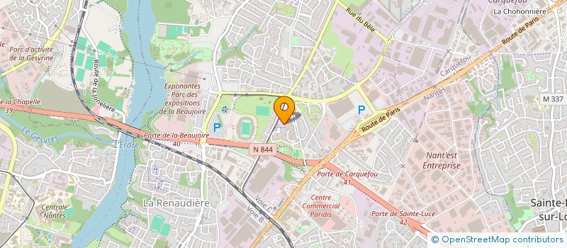 localisation de l'entreprise M LOGISTIC à NANTES