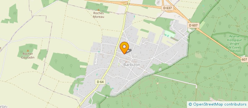 localisation de l'entreprise M LOVE  BARBIZON