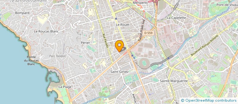 localisation de l'entreprise M.M. à MARSEILLE