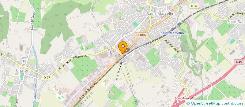 localisation de l'entreprise M.M.4.E.N  SAINT-MARCELLIN