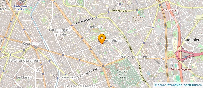 localisation de l'entreprise M & M  PARIS