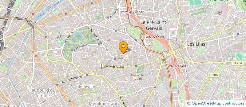 localisation de l'entreprise M&M  PARIS