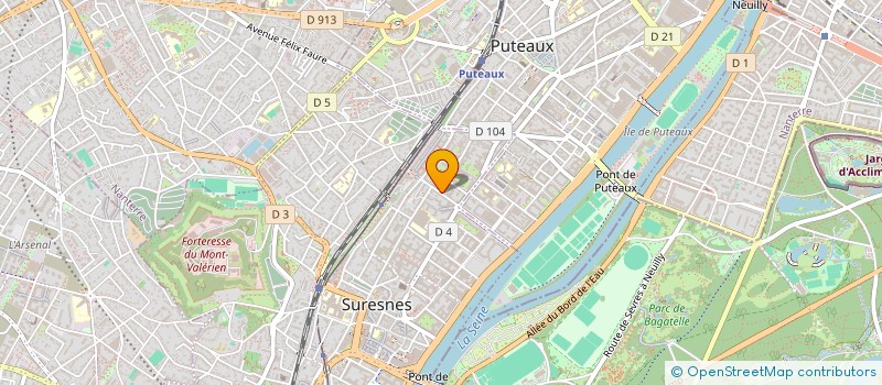 localisation de l'entreprise M-M à SURESNES