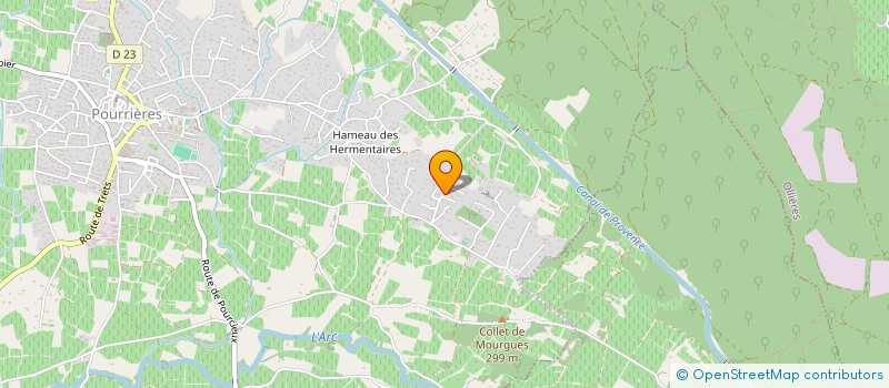 localisation de l'entreprise M&M 4L  POURRIERES