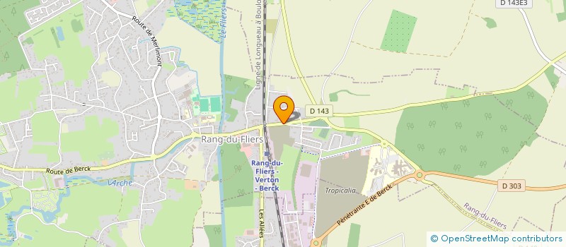 localisation de l'entreprise M & M  RANG-DU-FLIERS