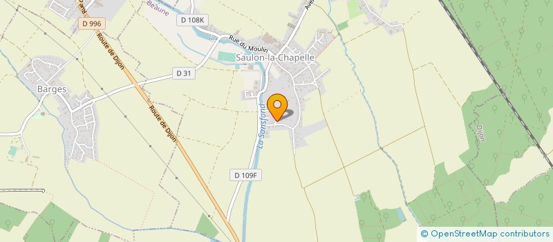 localisation de l'entreprise M.M.  SAULON-LA-CHAPELLE