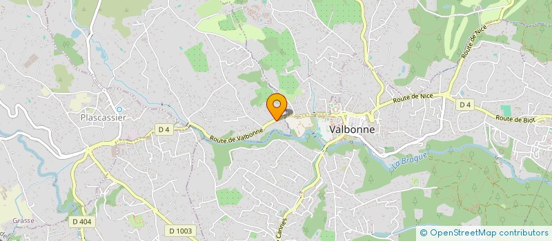 localisation de l'entreprise M-M à GRASSE