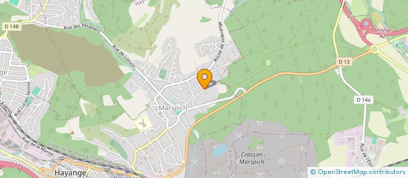 localisation de l'entreprise M&M  HAYANGE