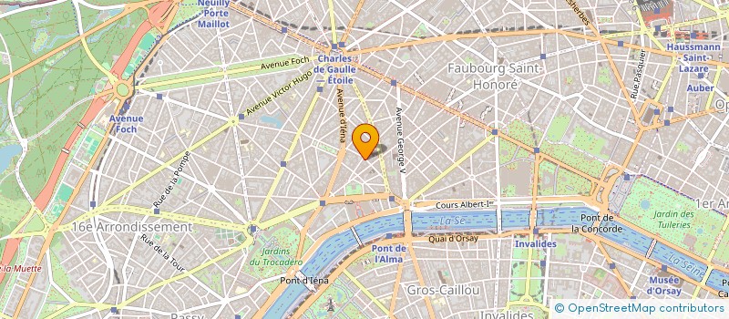 localisation de l'entreprise M M  PARIS