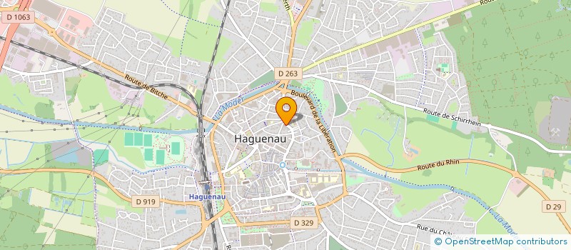 localisation de l'entreprise M & M à STRASBOURG
