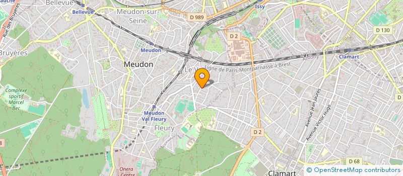 localisation de l'entreprise M+M  MEUDON