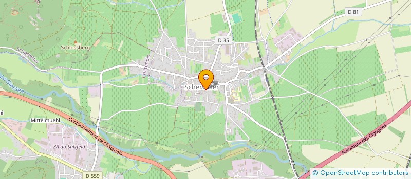 localisation de l'entreprise M&M  SCHERWILLER