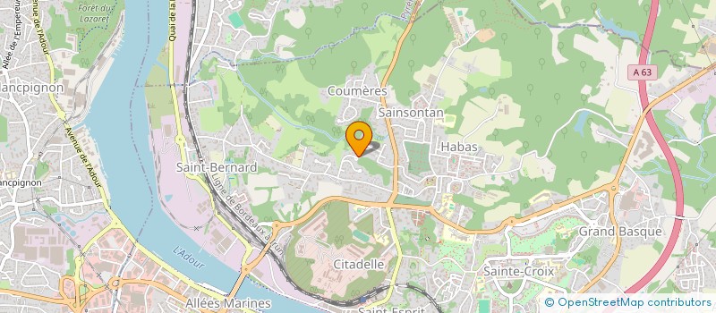 localisation de l'entreprise M&M à BAYONNE