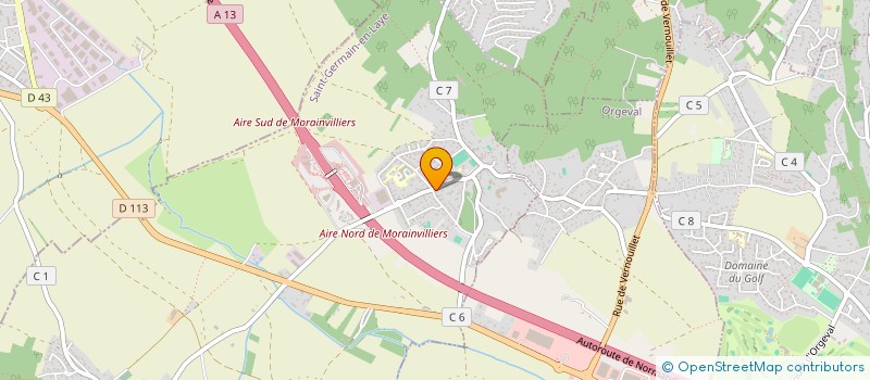 localisation de l'entreprise M.M  MORAINVILLIERS