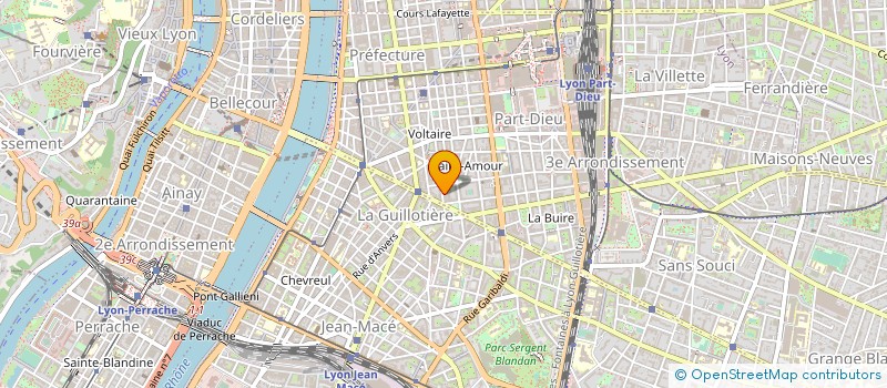 localisation de l'entreprise M & M  LYON