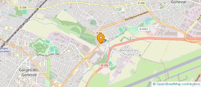 localisation de l'entreprise M.M  CREIL