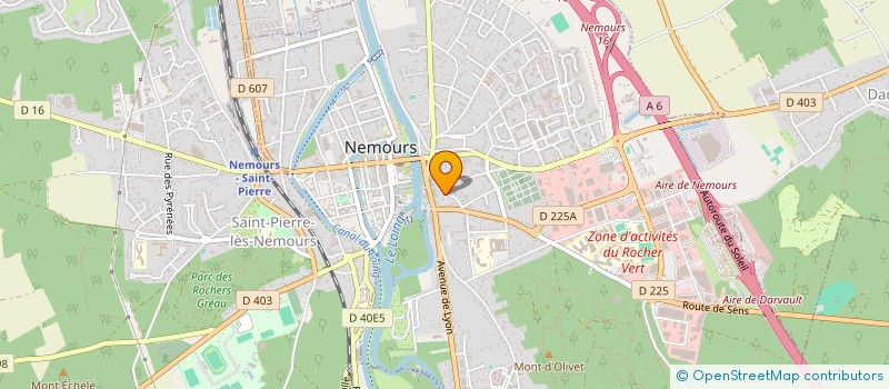 localisation de l'entreprise M.M à NEMOURS