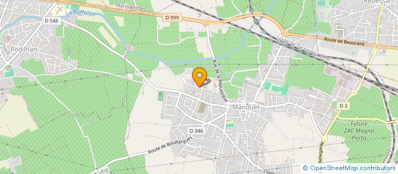 localisation de l'entreprise M & M  MANDUEL