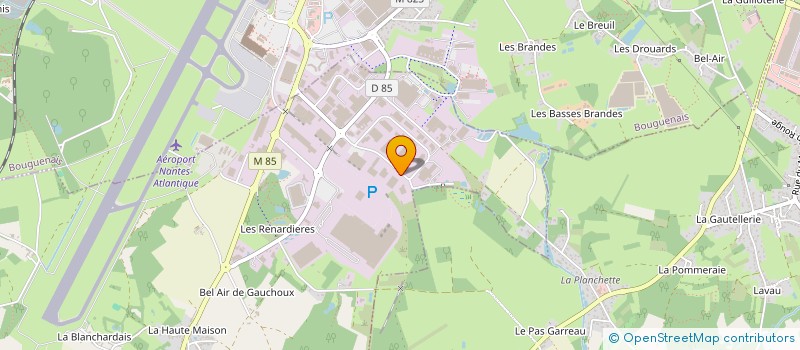 localisation de l'entreprise M M  SAINT-AIGNAN-GRANDLIEU