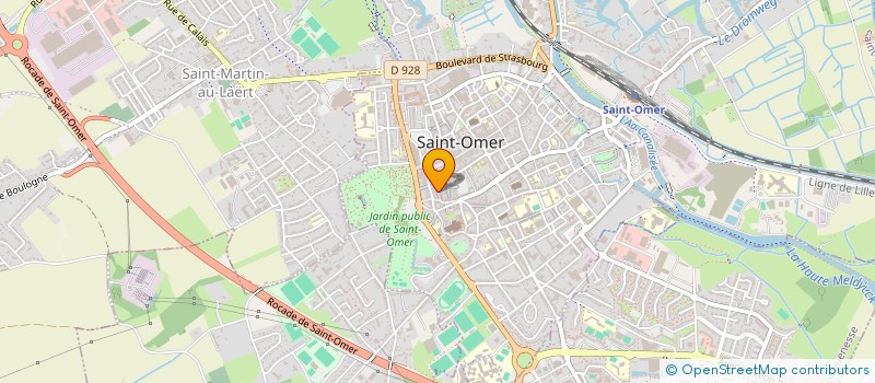 localisation de l'entreprise M&M  SAINT-OMER