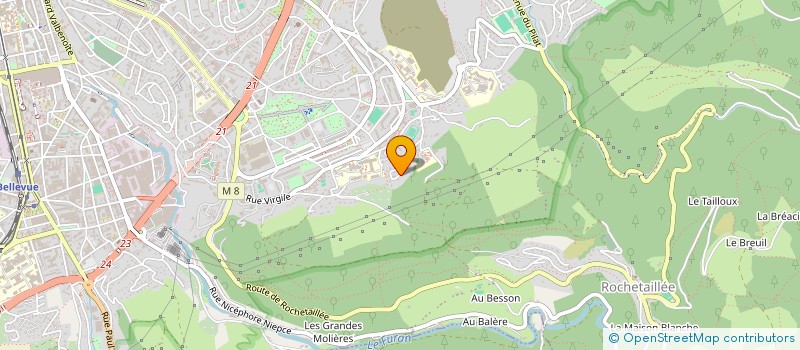 localisation de l'entreprise M&M  SAINT-ETIENNE