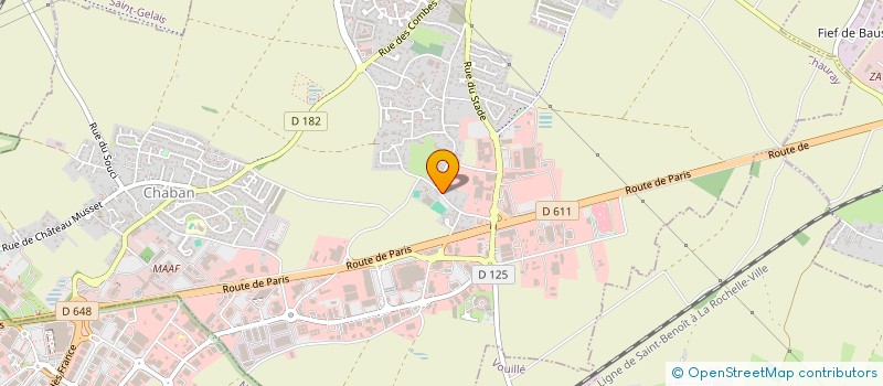 localisation de l'entreprise M&M  CHAURAY