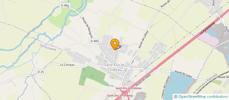 localisation de l'entreprise M & M  SAINT-ELIX-LE-CHATEAU