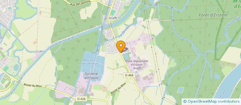 localisation de l'entreprise M&M  ERSTEIN