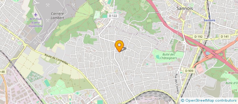 localisation de l'entreprise M&M  ARGENTEUIL