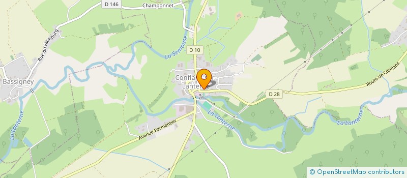 localisation de l'entreprise M&M ARTU  ANJEUX