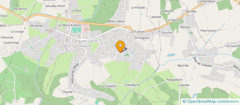 localisation de l'entreprise M&M ASSOCIEES  FARGUES-SAINT-HILAIRE