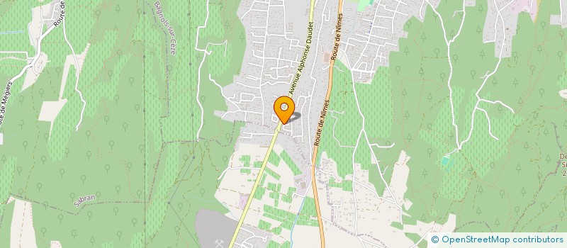 localisation de l'entreprise M.M.AUTOMOBILE à BAGNOLS-SUR-CEZE