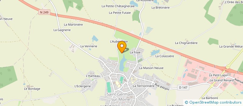 localisation de l'entreprise M&M AVENIR à SEVREMOINE