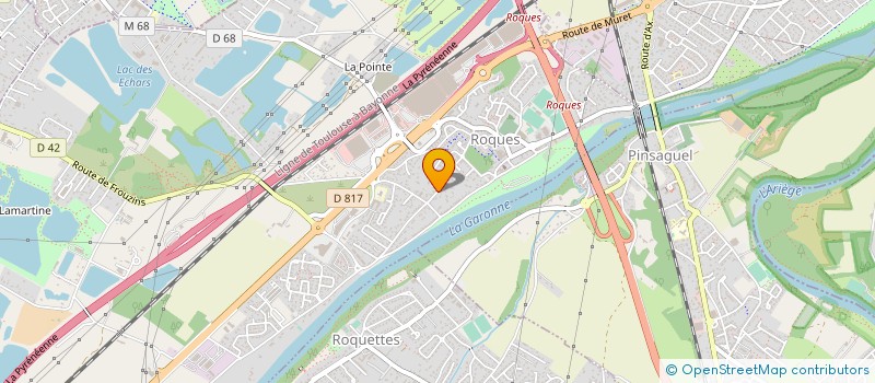 localisation de l'entreprise M M B  ROQUES