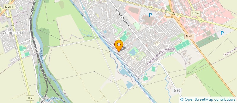 localisation de l'entreprise M.M.B  CHALONS-EN-CHAMPAGNE