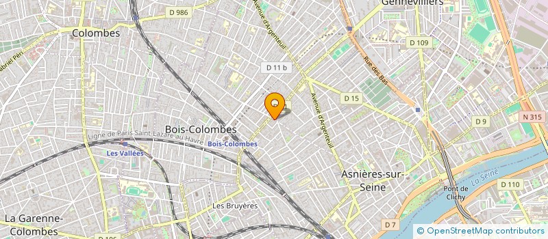 localisation de l'entreprise M M B A à ASNIERES-SUR-SEINE