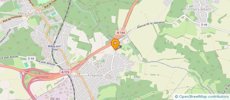 localisation de l'entreprise M.M.B PEINTURE  FREPILLON