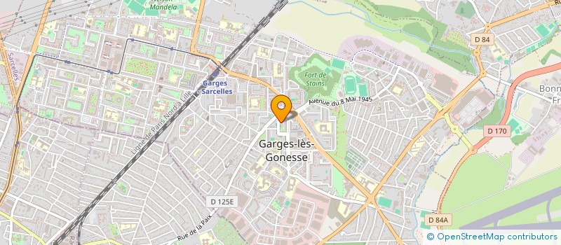 localisation de l'entreprise M M BAT à GARGES-LES-GONESSE