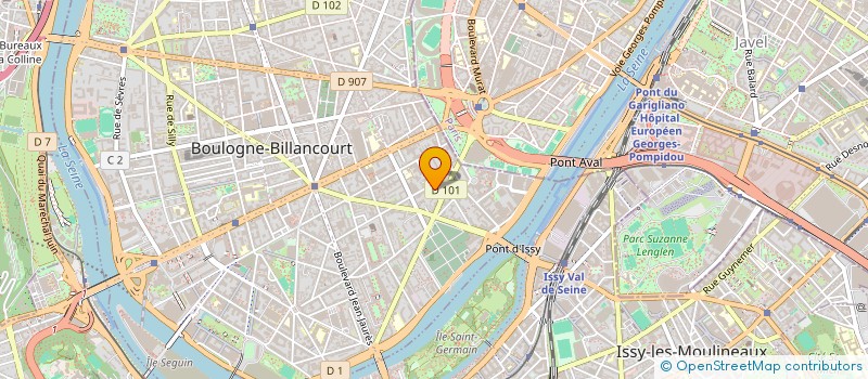 localisation de l'entreprise M M BATIMENT à BOULOGNE-BILLANCOURT