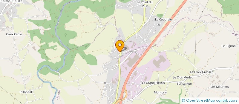 localisation de l'entreprise M & M BATIMENT à PLAINTEL