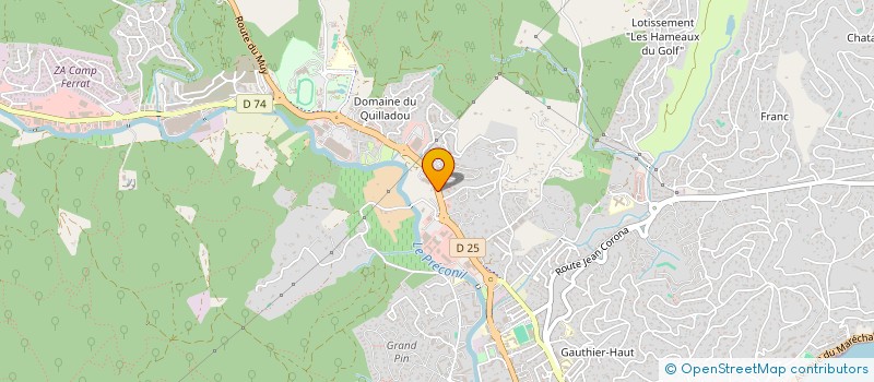 localisation de l'entreprise M&M BATIMENT SAS à SAINTE-MAXIME
